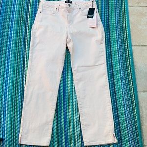 NYDJ CURVES 360 Pink NWT slim straight 8S